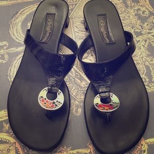 Black Casual Brighton Sandals
